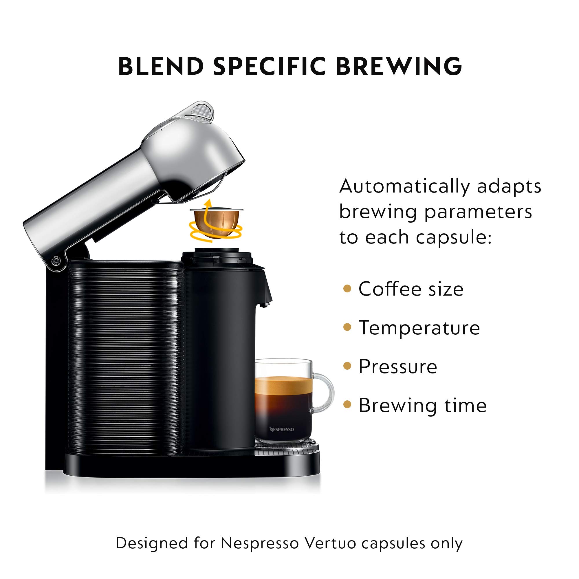 Vertuo Coffee and Espresso Machine with Aeroccino Milk Frother