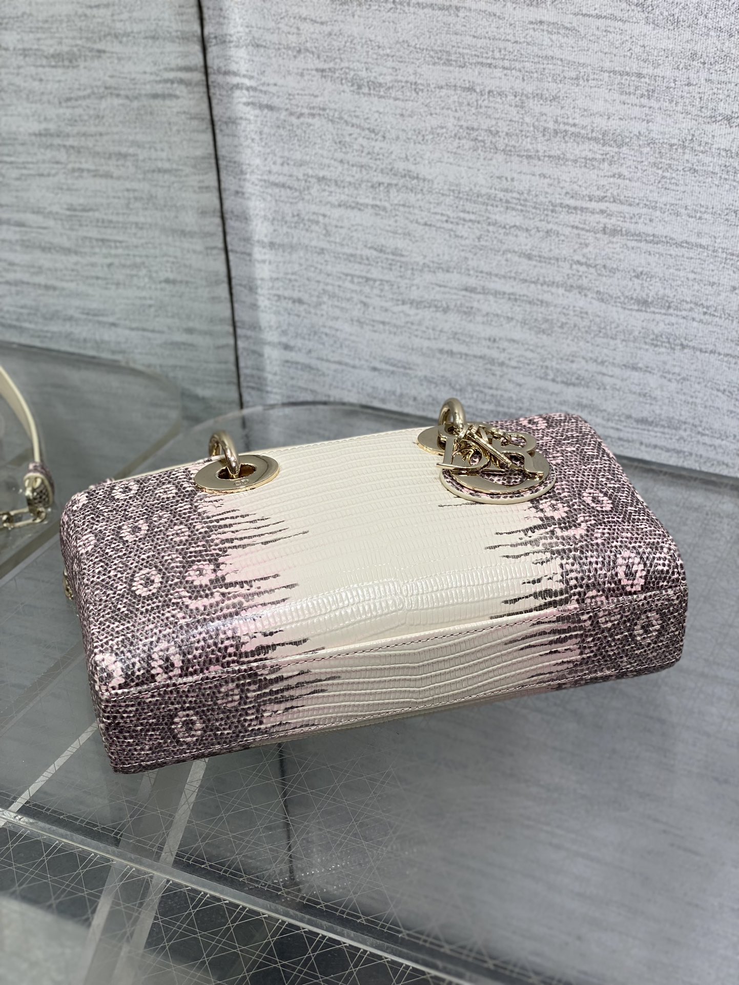 Dior Lady Mini Cream Pink Bag