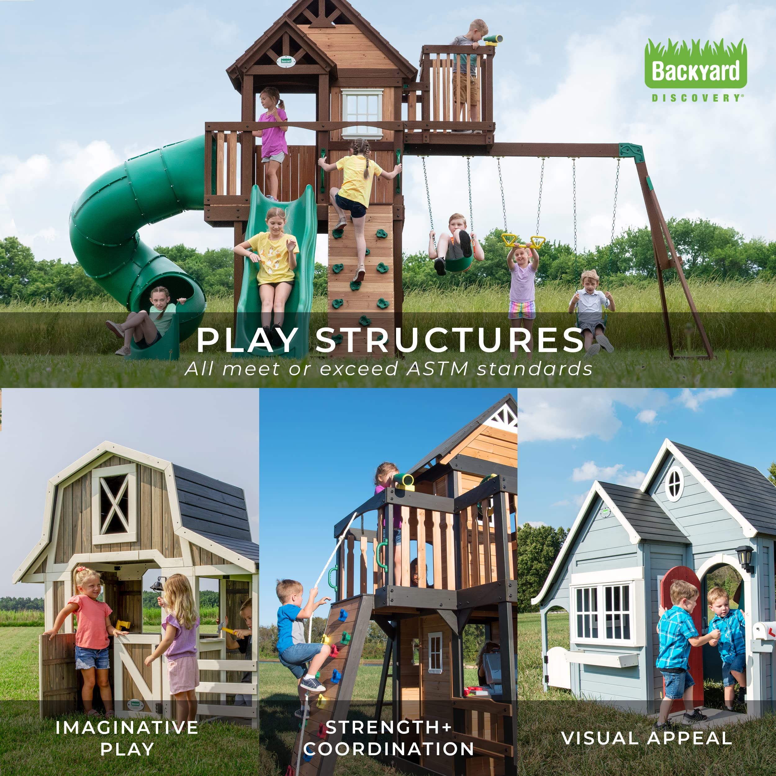Woodridge Elite All Cedar Wood Swing Set