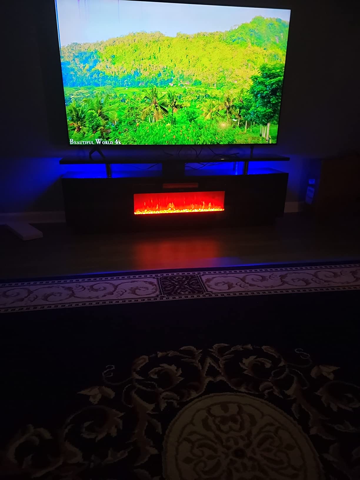 Fireplace TV Stand with 36