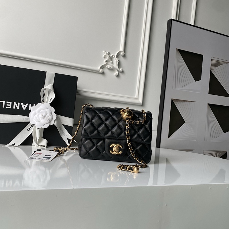 Chanel AS1786 Gold Classic Flap Bag Mini