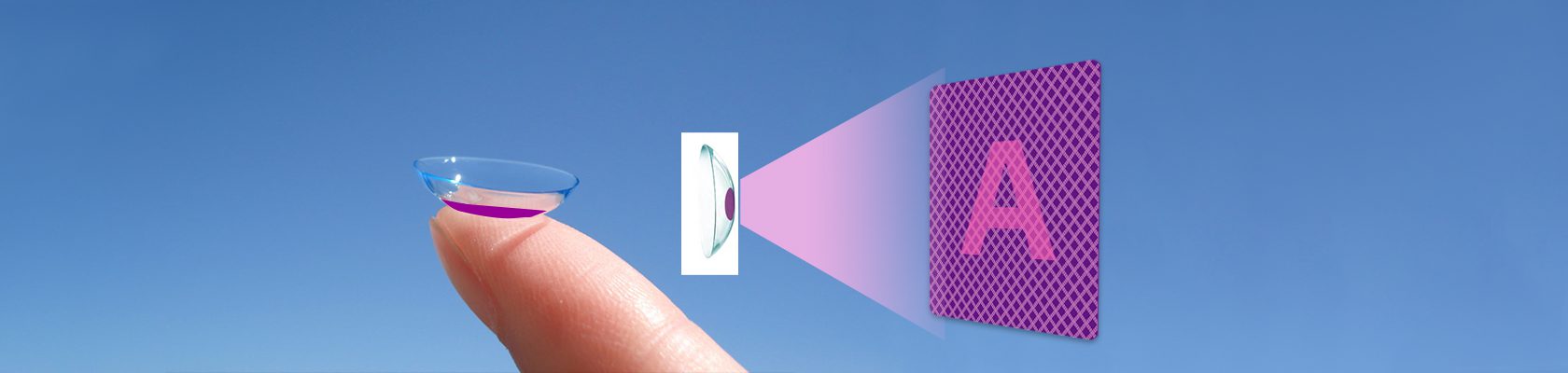Infrared Contact Lenses