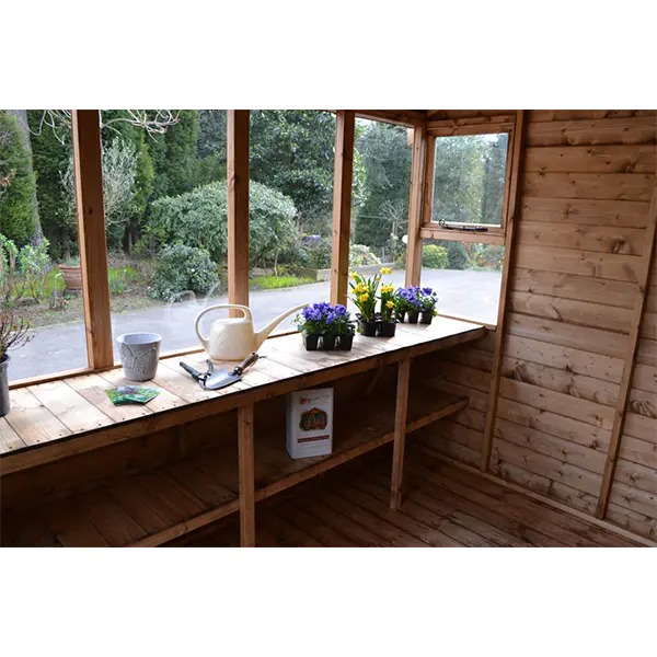 12 x 8 ft Garden Storage Shed Double Door Wooden Potting Shed