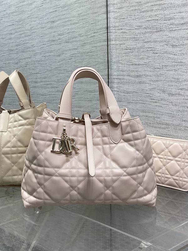 Dior Lady Dior Tote Bag Pink Large