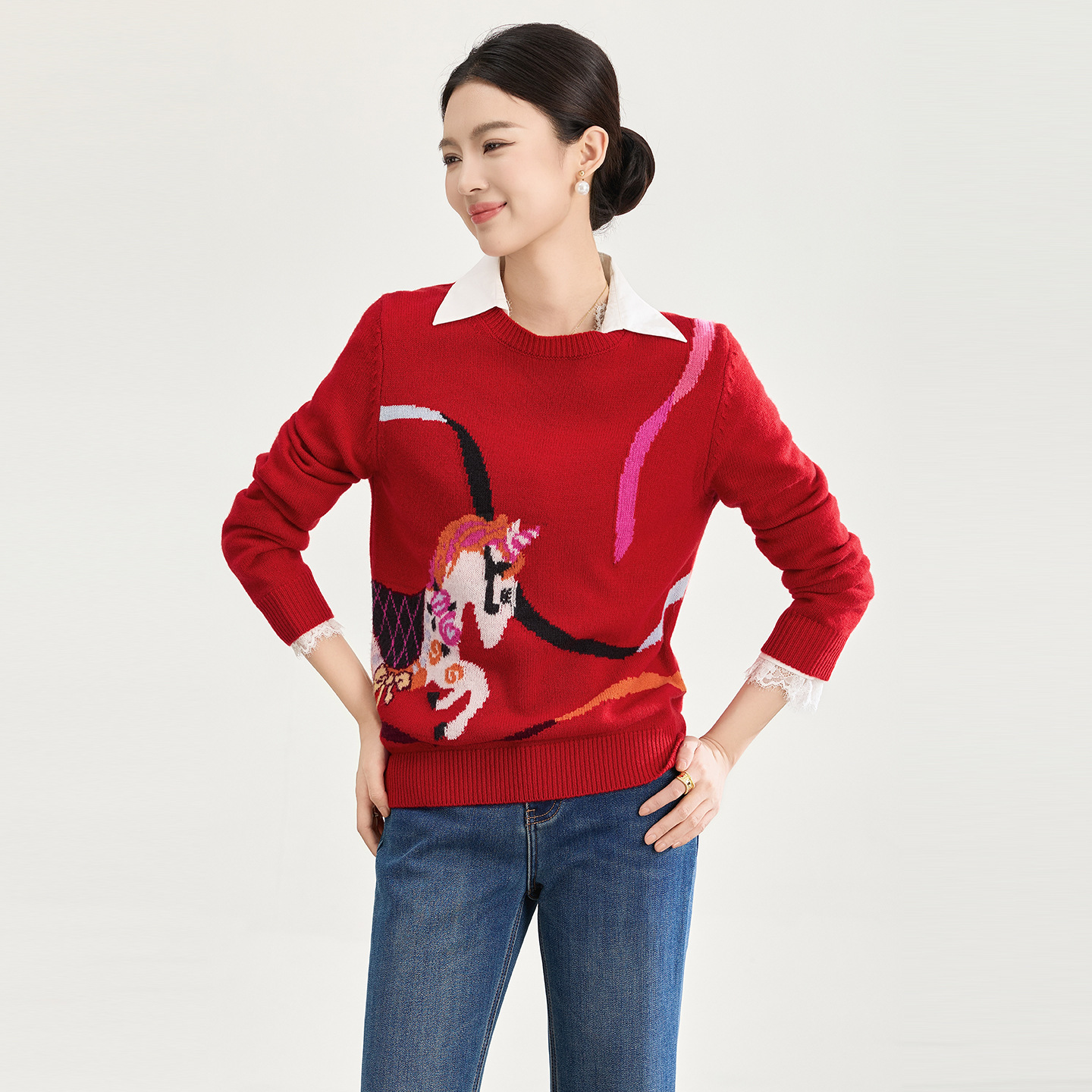 Women's Loose Fit Overhead Top Soft Comfortable Spring Sweater Coats