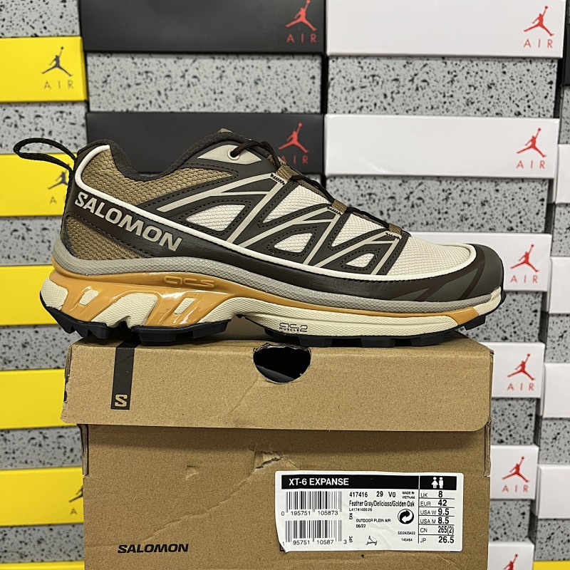 Salomon XT-6 Feather Gray Sneakers