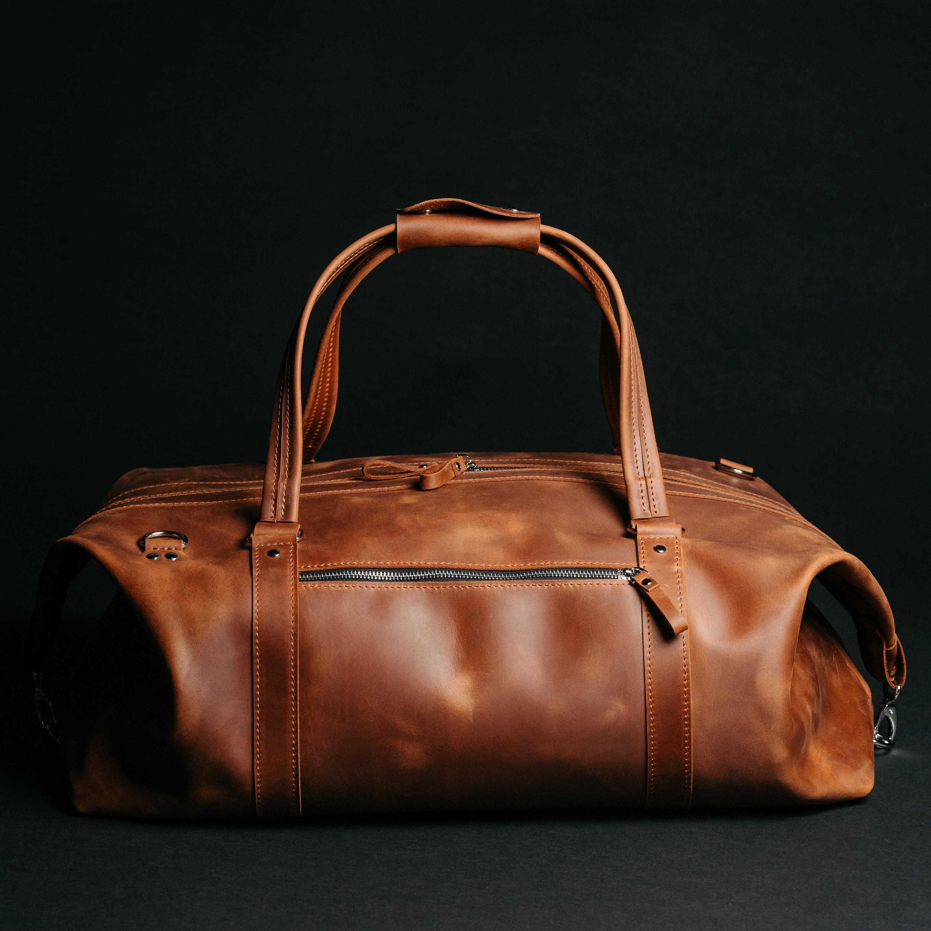 The Weekender Handcrafted Leather Duffle Bag