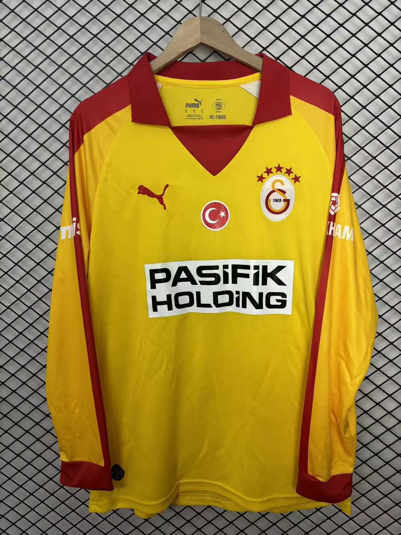 Retro Galatasaray 2026 Jersey Yellow Long Sleeves S-4XL