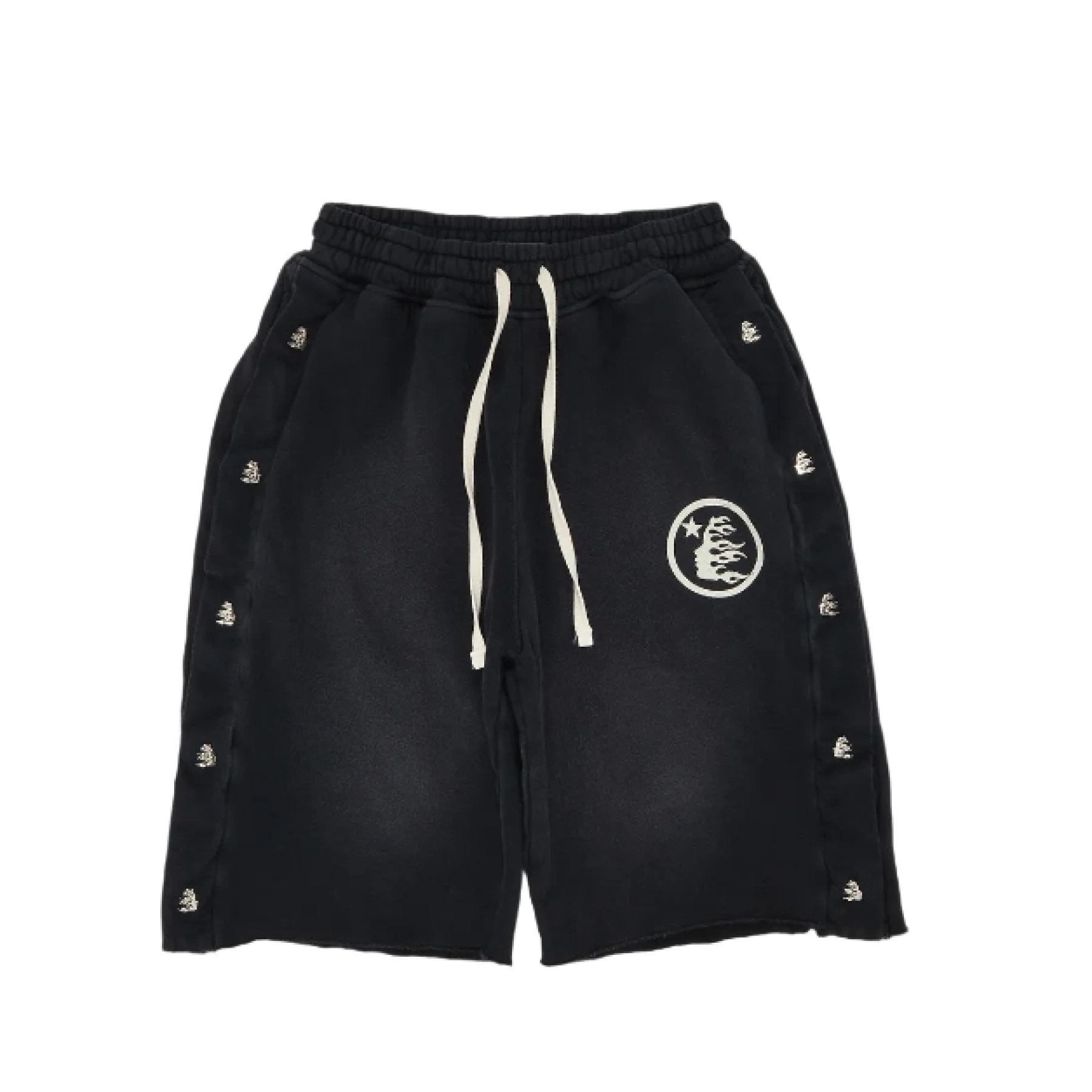 Hellstar Snap Shorts Black