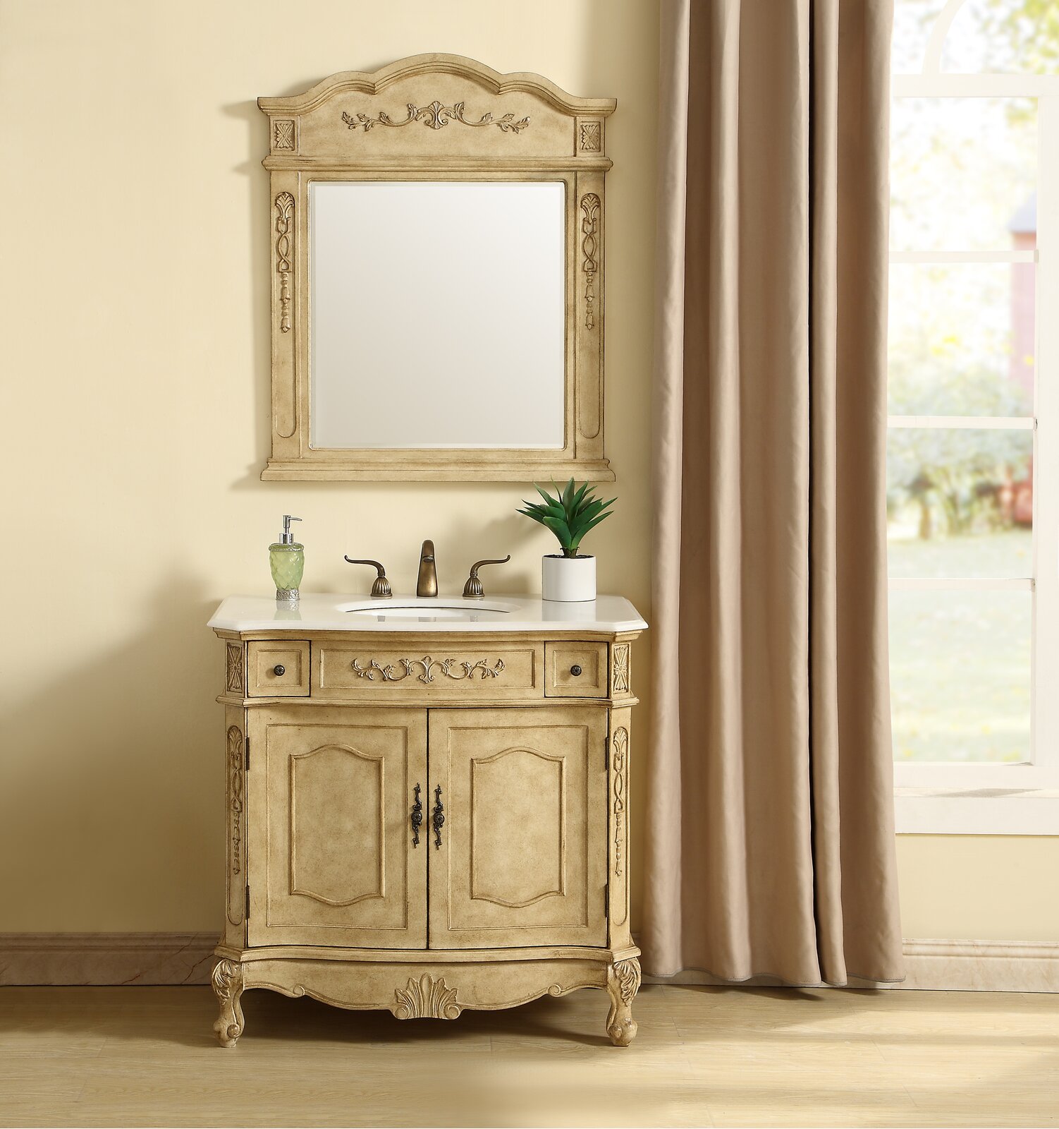 Halethorpe 36" Single Bathroom Vanity Set