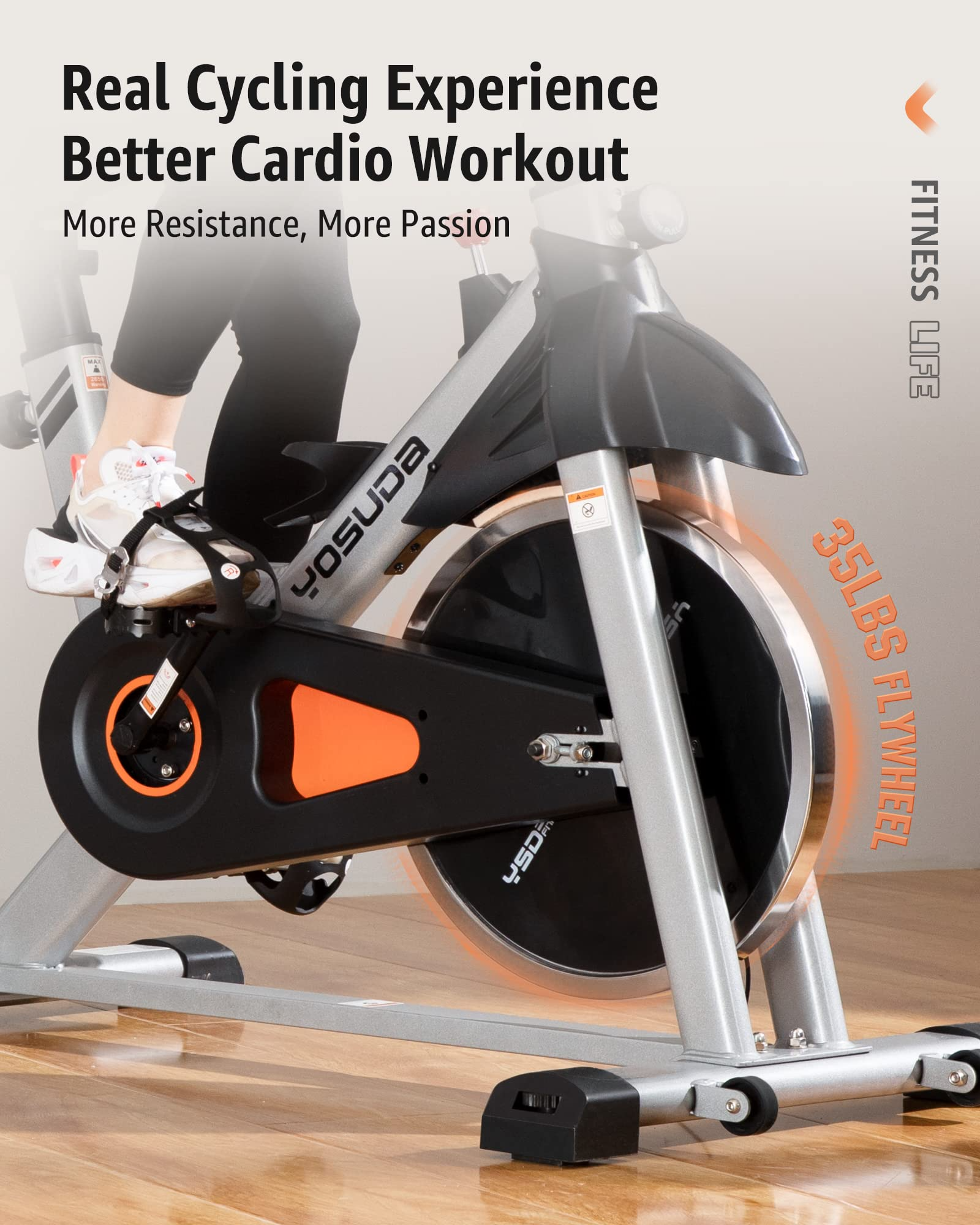 Indoor Cycling Bike Stationary Bike - Cycle Bike with Ipad Mount