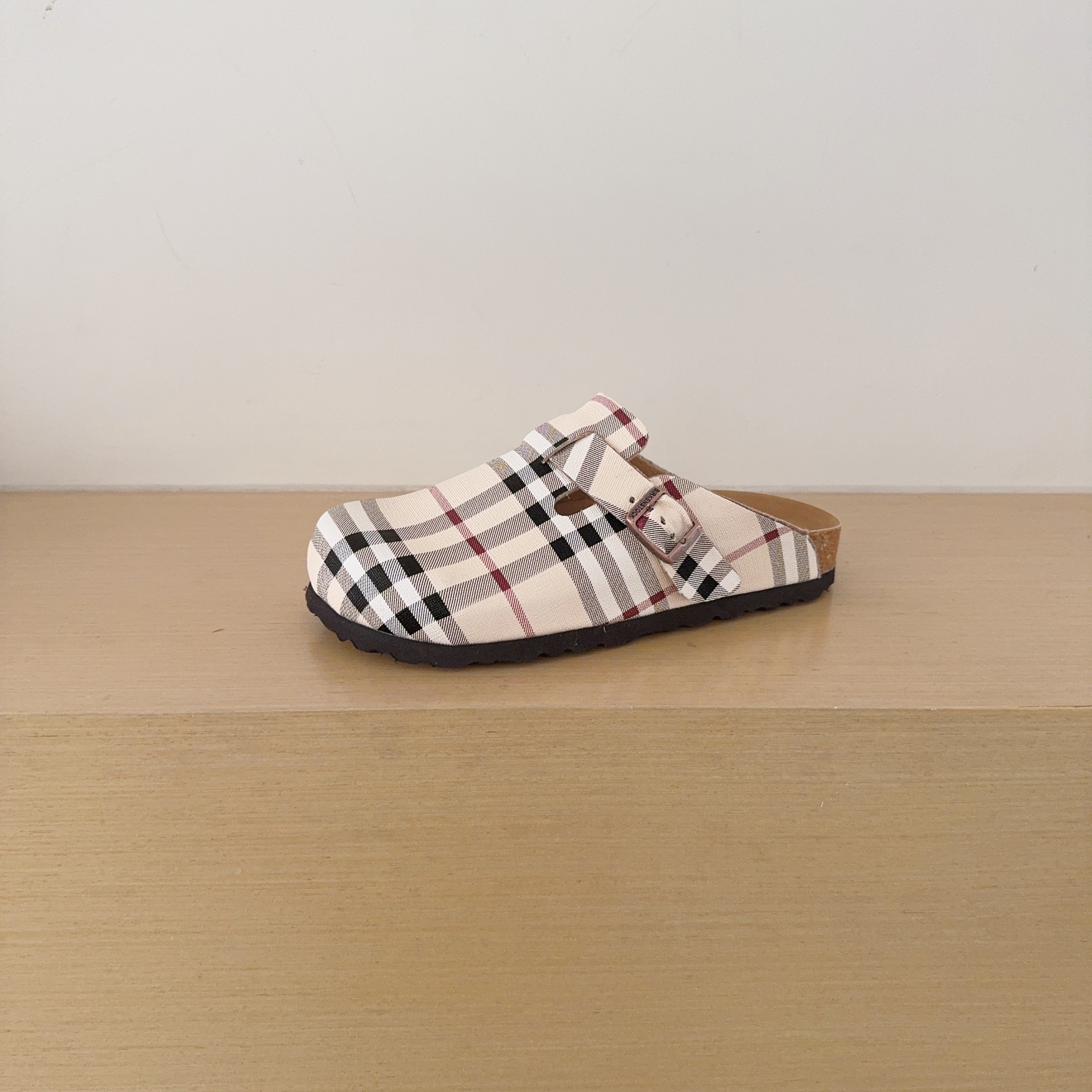 UGG Kids FF Check Birken-Style Clogs Adult And Kids