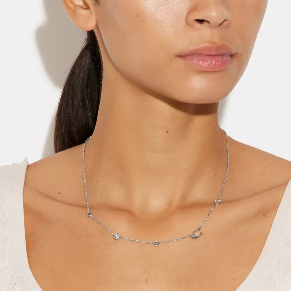 COAthtCH Signature Crystal Necklace