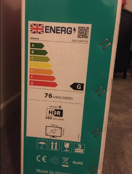 HISENSE 65A6GTUK (65 Inch) 4K UHD Smart TV