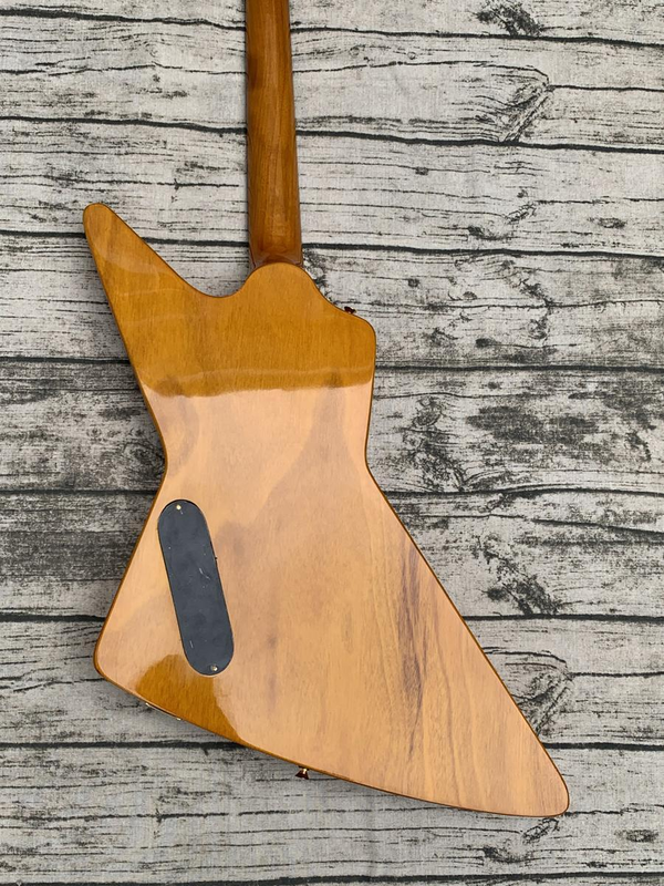 Factory Natural Explorer Electric Guitar Rosewood Fretboard