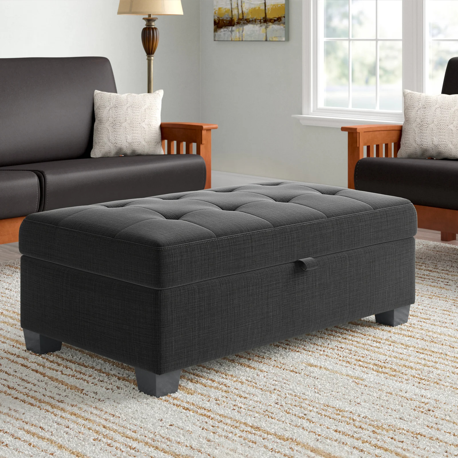 Lacour Upholstered Storage Ottoman