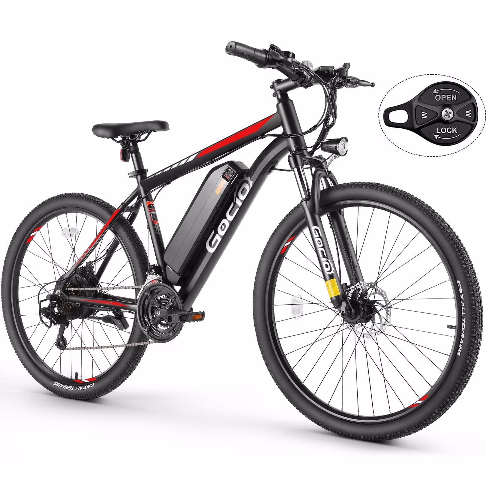 Gocio 26in Electric Mountain Bike, 350W, 36V 374.4Wh