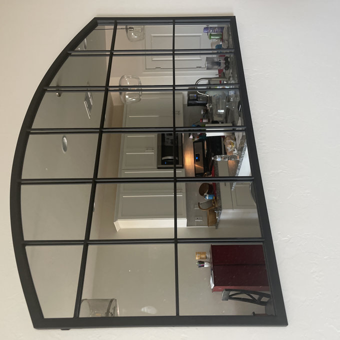 Kaxton Window Pane Metal Mirror