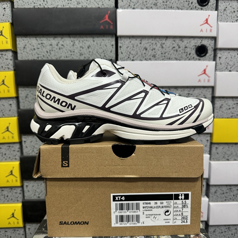 Salomon XT-6 White Black Edition A Sneakers