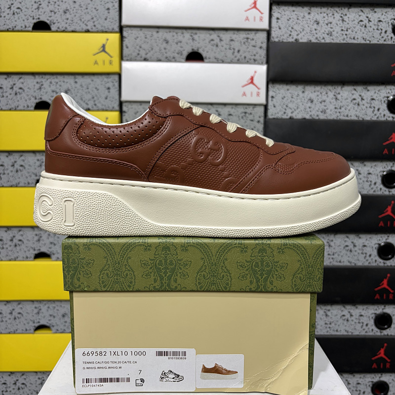 Gucci Chunky Brown Leather