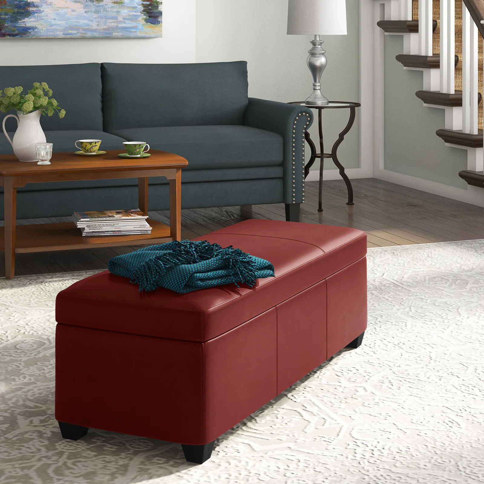 Boston Upholstered Storage Ottoman