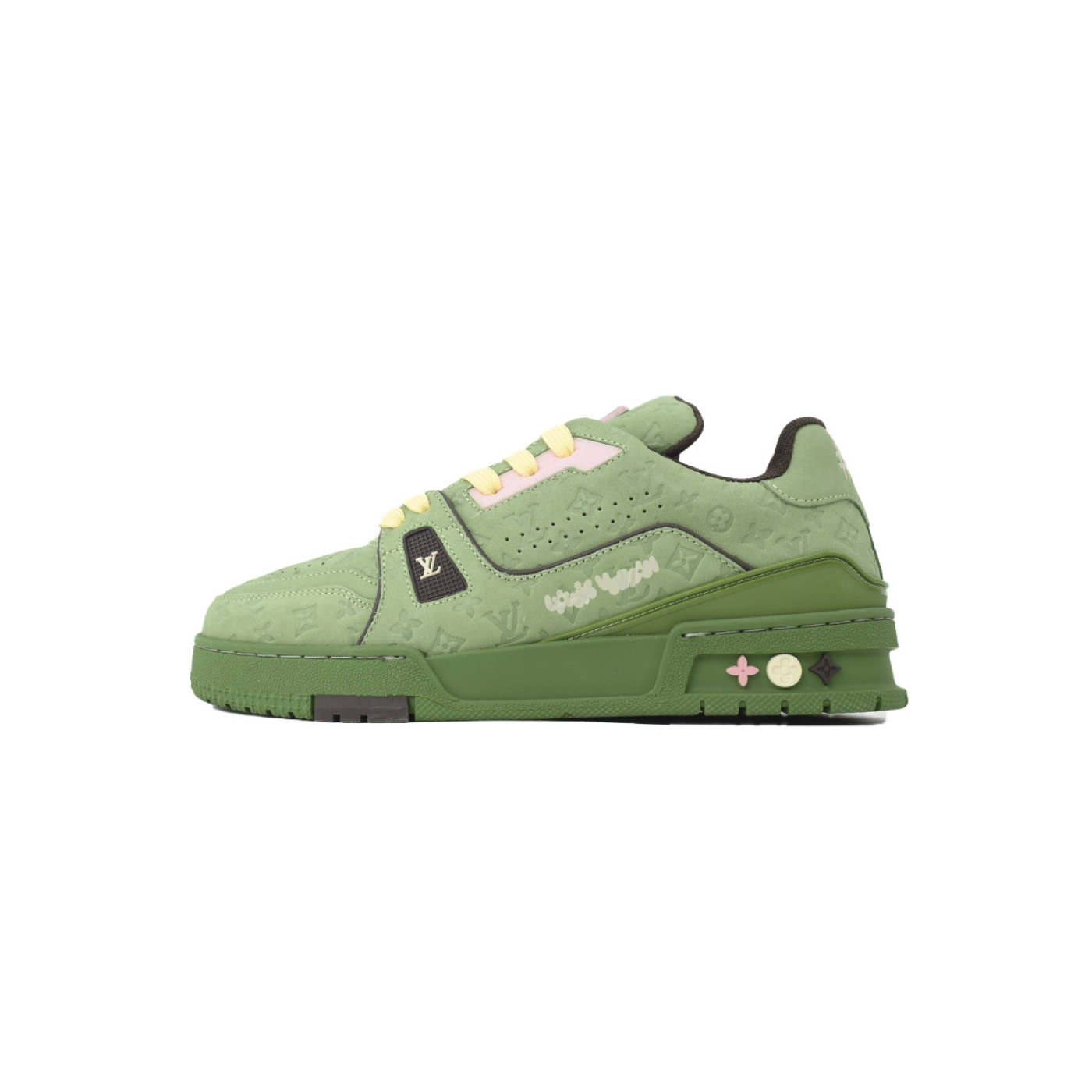 LOUIS VUITTON Green embossed pattern - ogsneaker