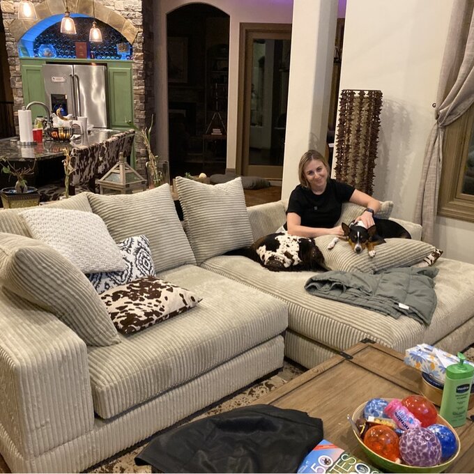 Luxe 2 - Piece Upholstered Chaise Sectional