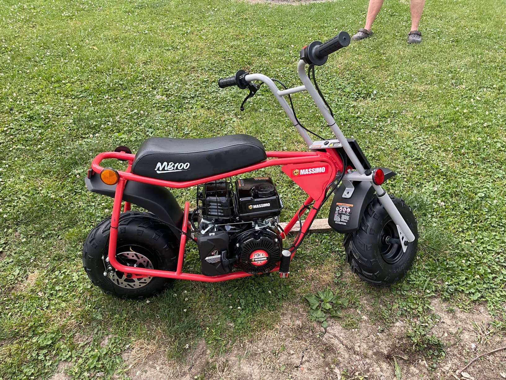 M Massimo Mini Bike Off-Road Motorcycle Gas Scooter MB100-79cc
