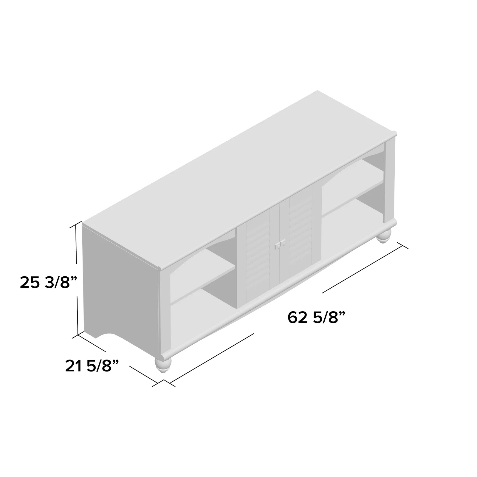Bredevoort TV Stand for TVs up to 60