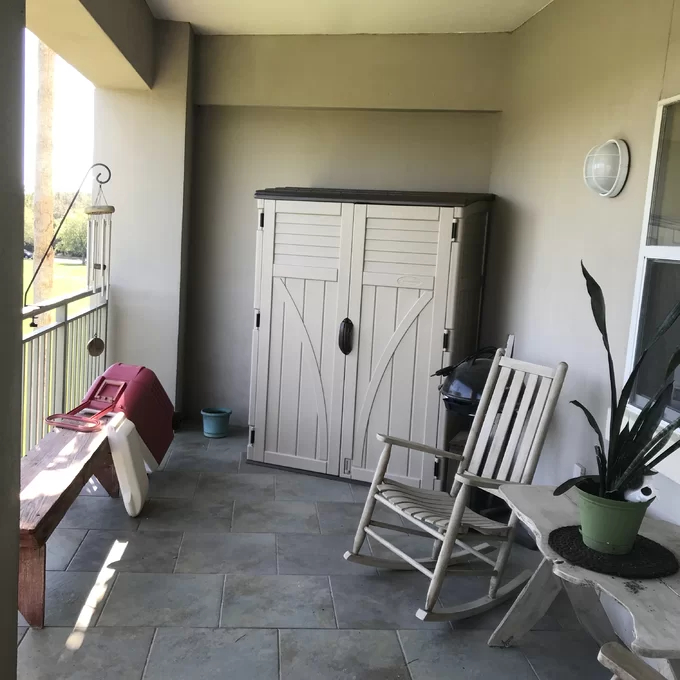 4x3 ft Plastic Vertical Tool Shed