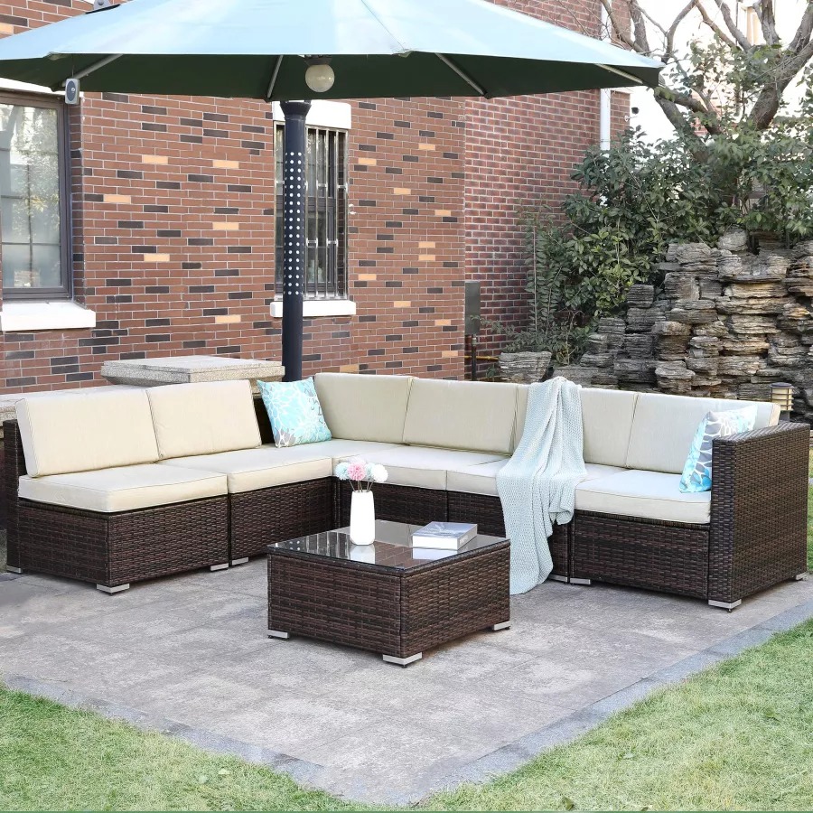 7 Piece Patio Furniture Set