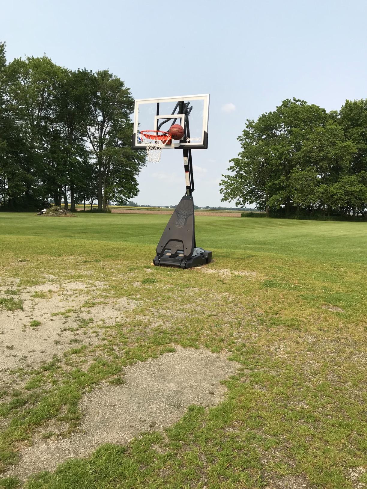 Spalding Ultimate Hybrid Portable Basketball Hoop