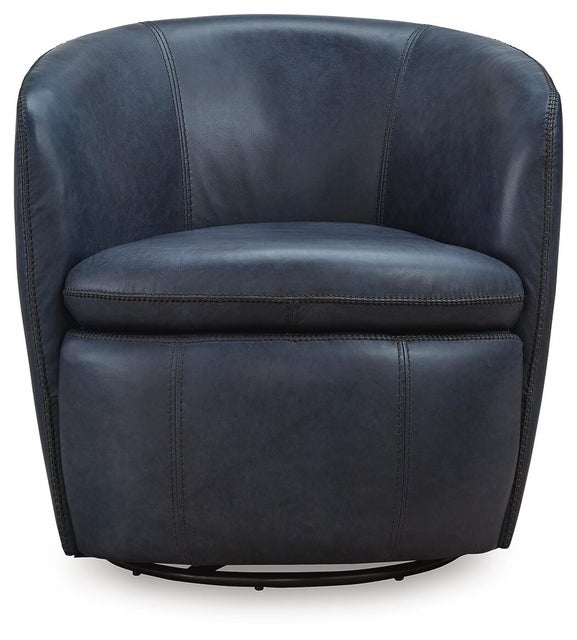 Kierreys Leather Swivel Chair