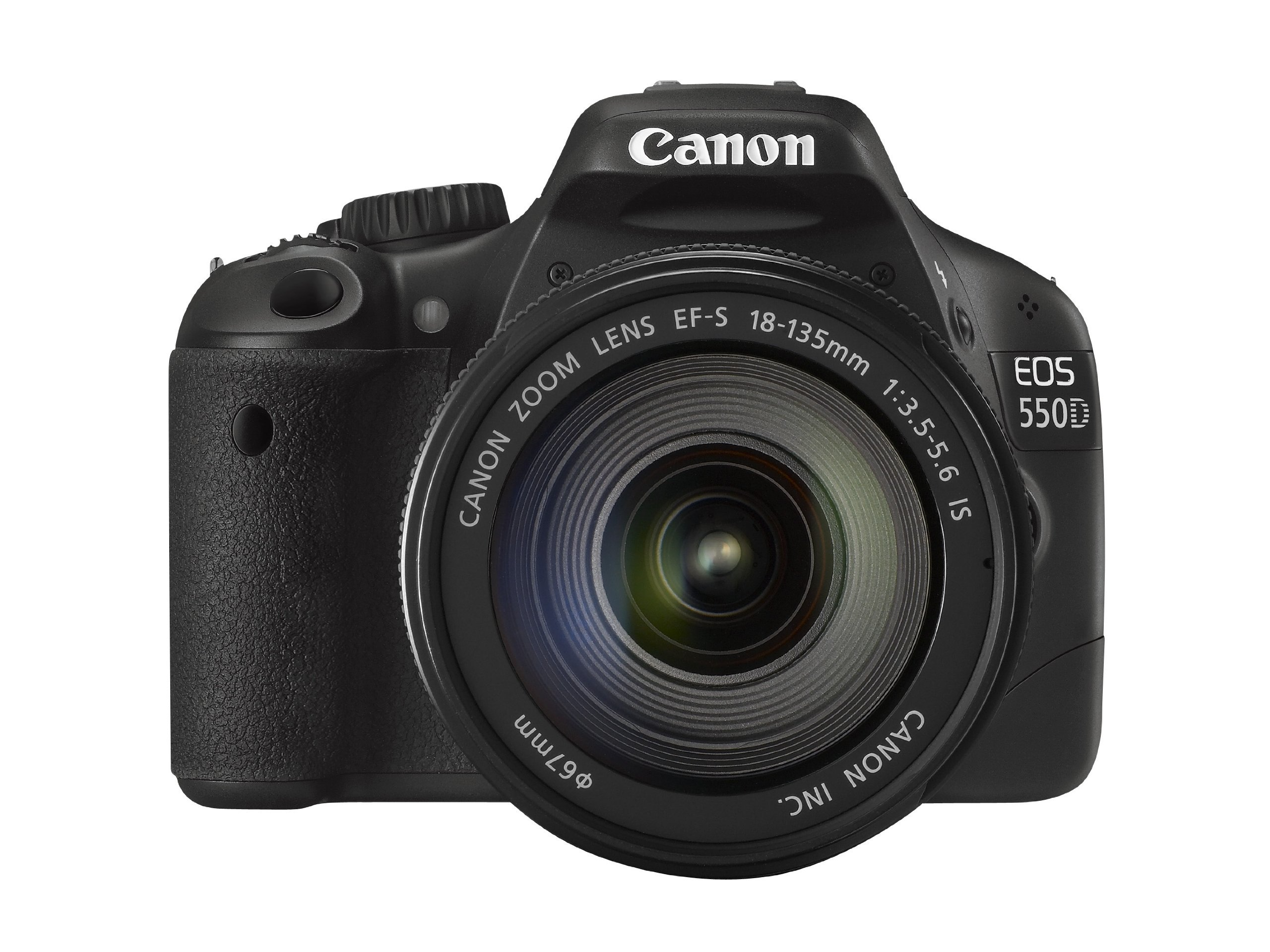 Canon EOS 550D 18.0MP SLR Camera with EF-S IS 18-55mm Lens-Black