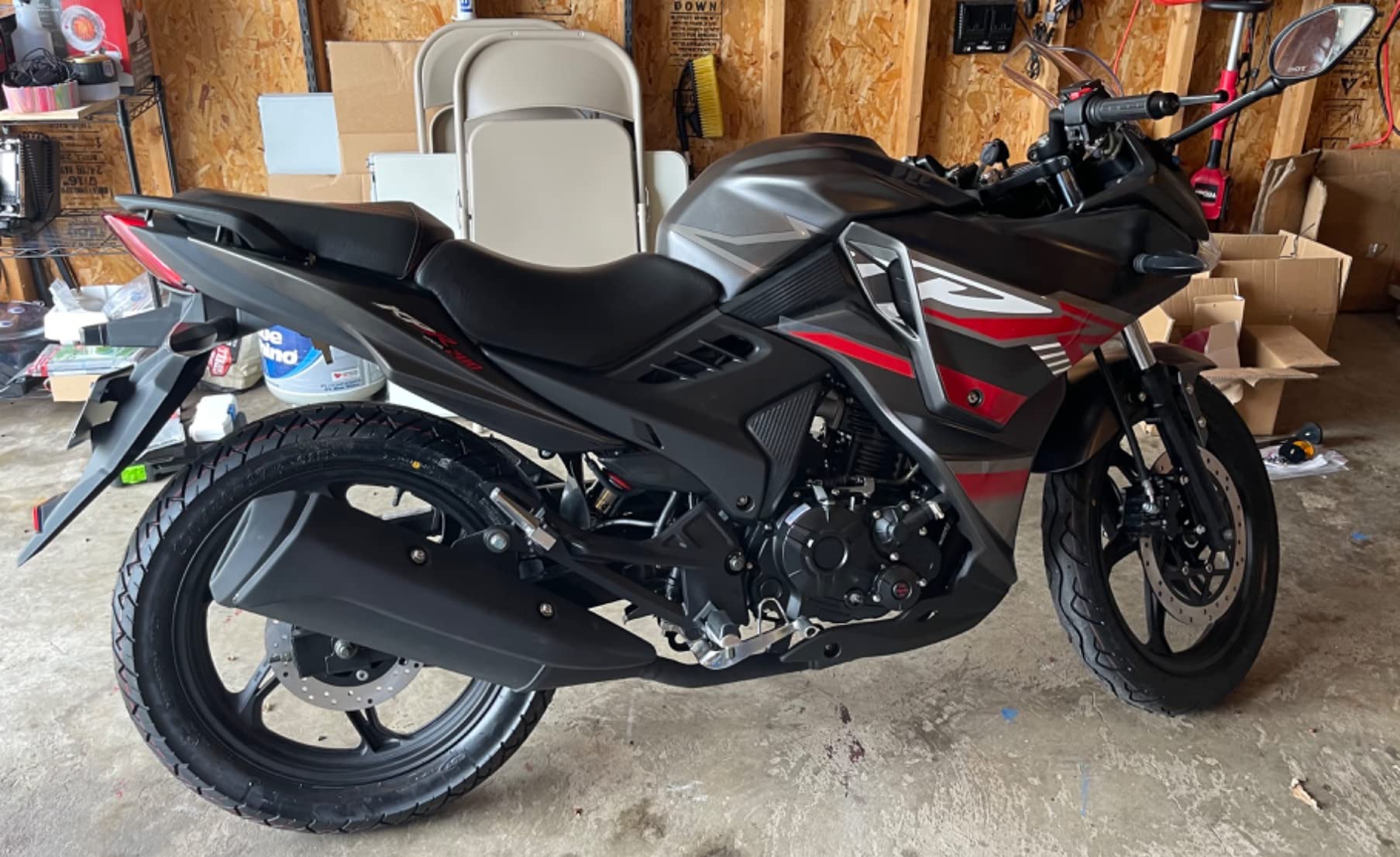 X-PRO Lifan KPR 200 200cc Adult Gas Motorcycle Street Moped