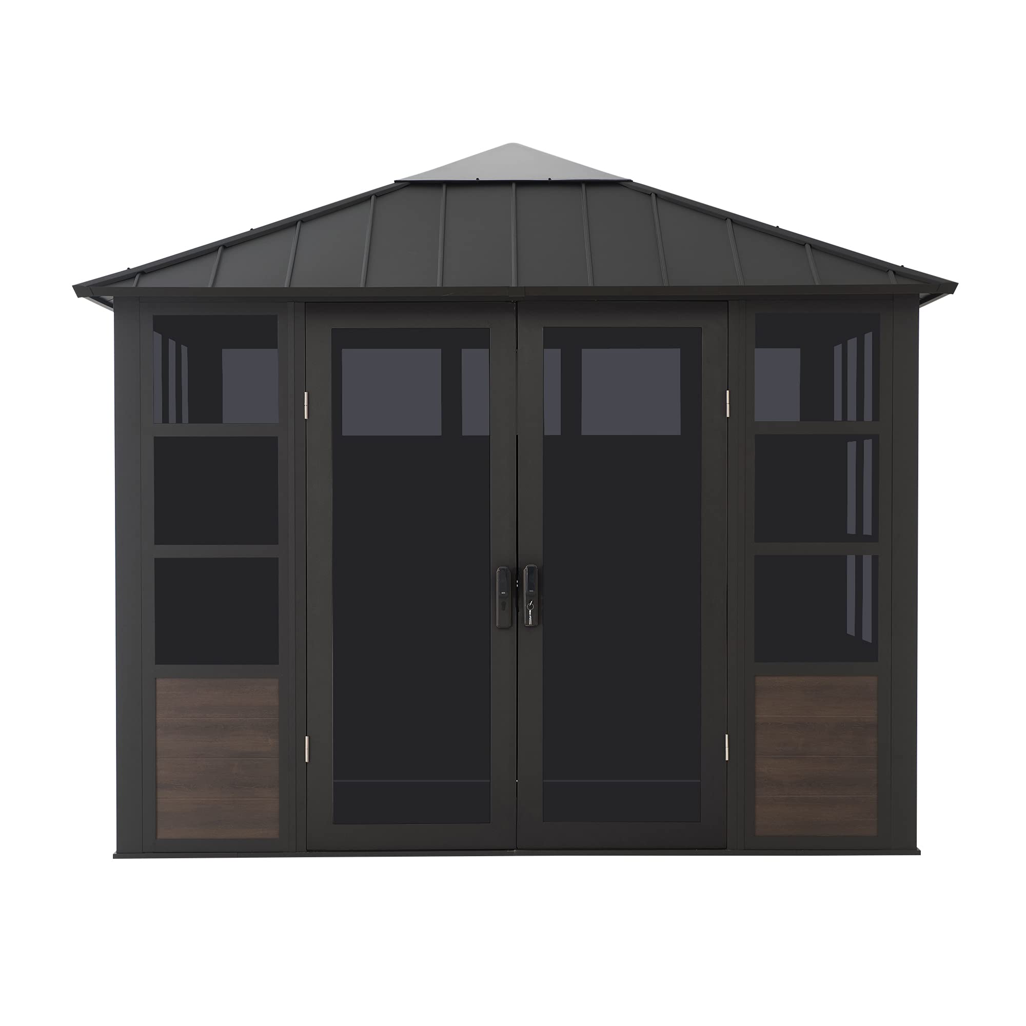 Hot Tub Shelter with Steel & Polycarbonate Hardtop & Mute Lock