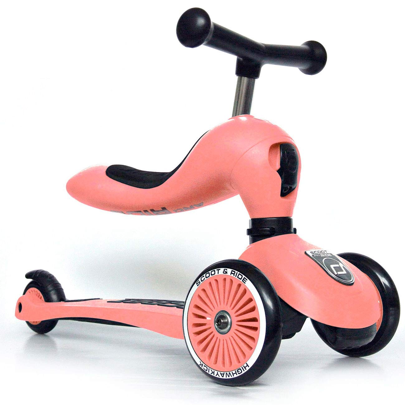 Children Adjustable Seated or Standing 2-in-1 Scooter Including