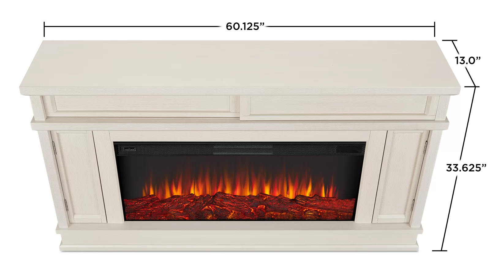 Torrey Landscape 60.13'' W Electric Fireplace