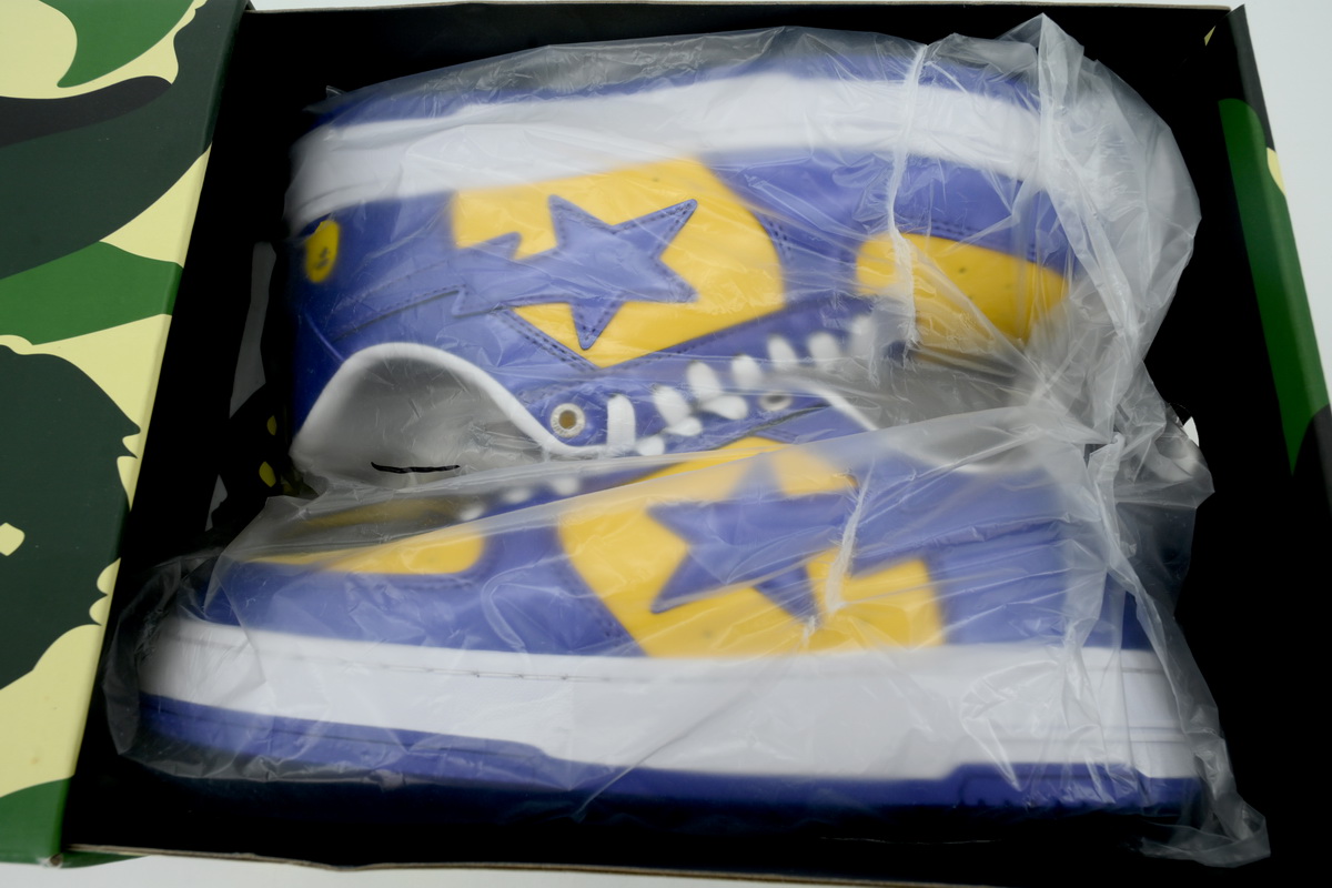 A BATHING APE BAPE Purple Yellow OZXSHM304911P