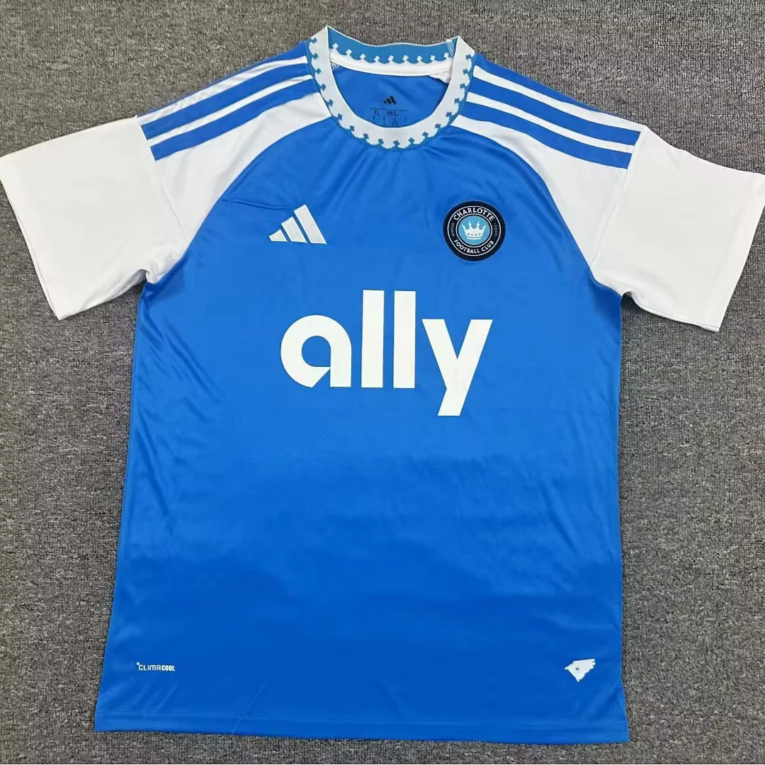 Men's Charlotte FC Blue 2026 Carolina Kit: Crowns Up Replica Jersey