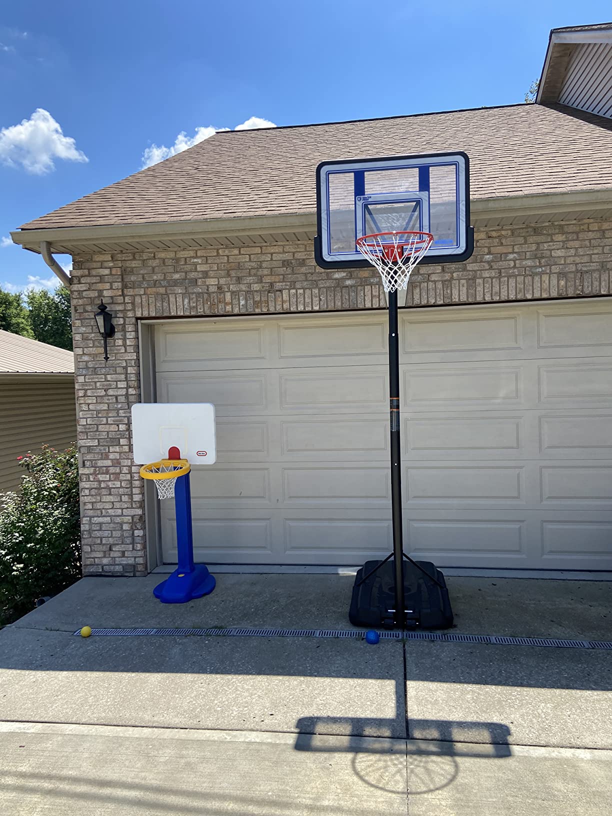 Lifetime Pro Court Height Adjustable Portable Basketball System