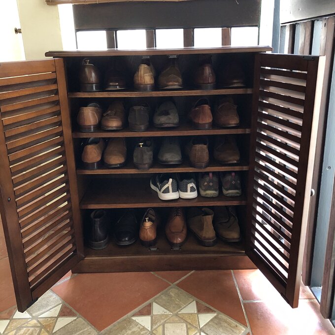 Polton 15 Pair Shoe Storage Cabinet