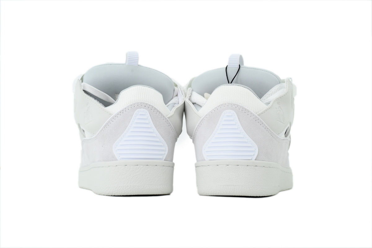 Lanvin Curb Sneakers All White