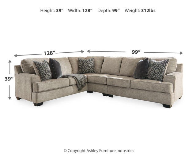 Bovarian 3-Piece Sectional Sofa