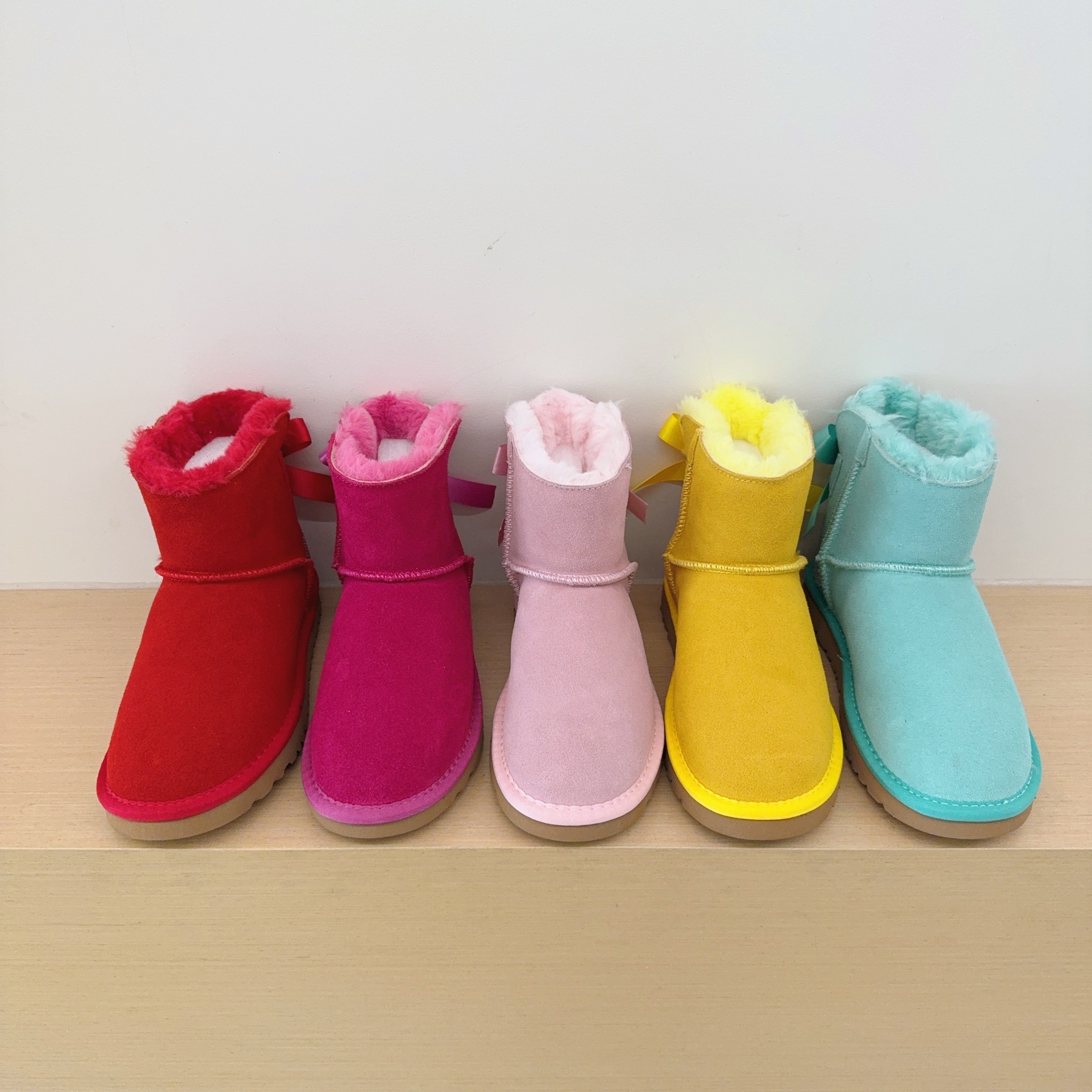 UGG Kids 78 Single Ribbon Rhinestone Shoes