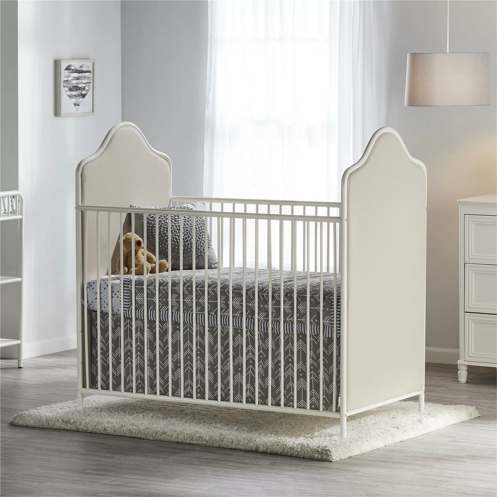 Piper 2-in-1 Convertible Upholstered Crib