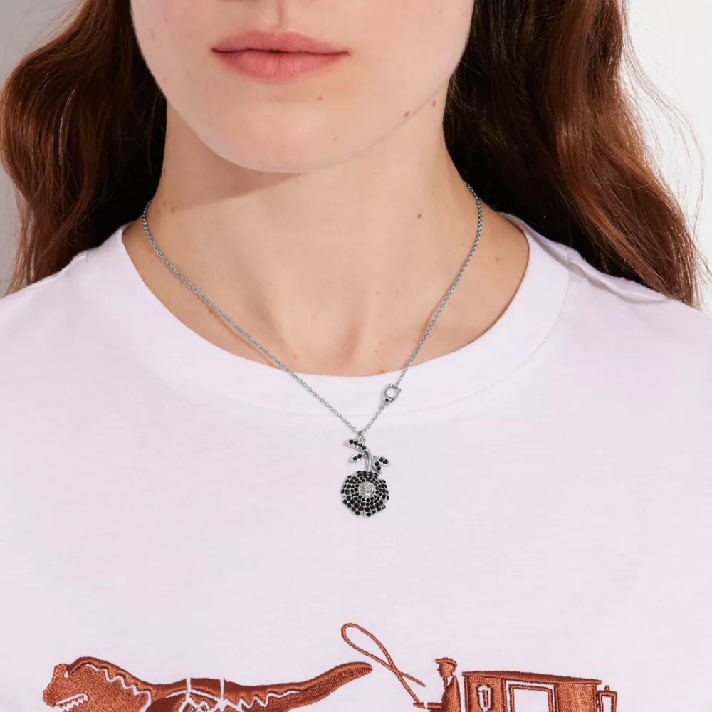 COAthtCH Sparkling Daisy Necklace