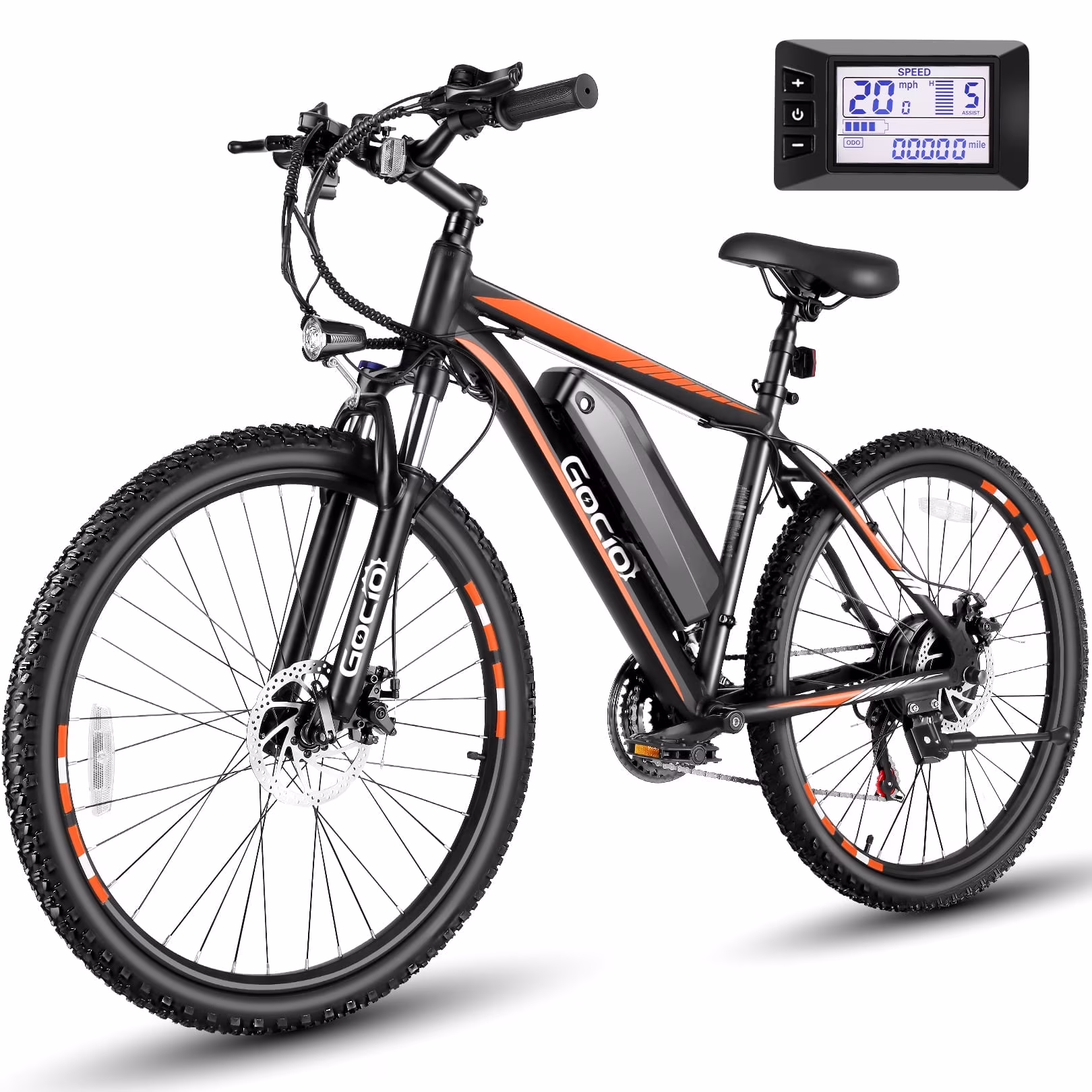 Gocio 26in Electric Mountain Bike, 500W, 48V 7.8Ah