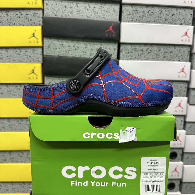 Crocs Spider-Man Classic Clog - Blue and Red