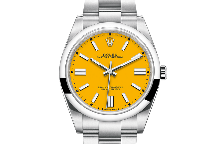 【Super Clone】R124300 Oyster-Perpetual Yellow - New